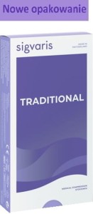 Traditional podkolanówki przeciwżylakowe SIGVARIS - odkryte palce