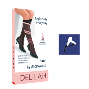 Podkolanówki Delilah 140 DEN przeciwżylakowe  profilaktyczne SIGVARIS